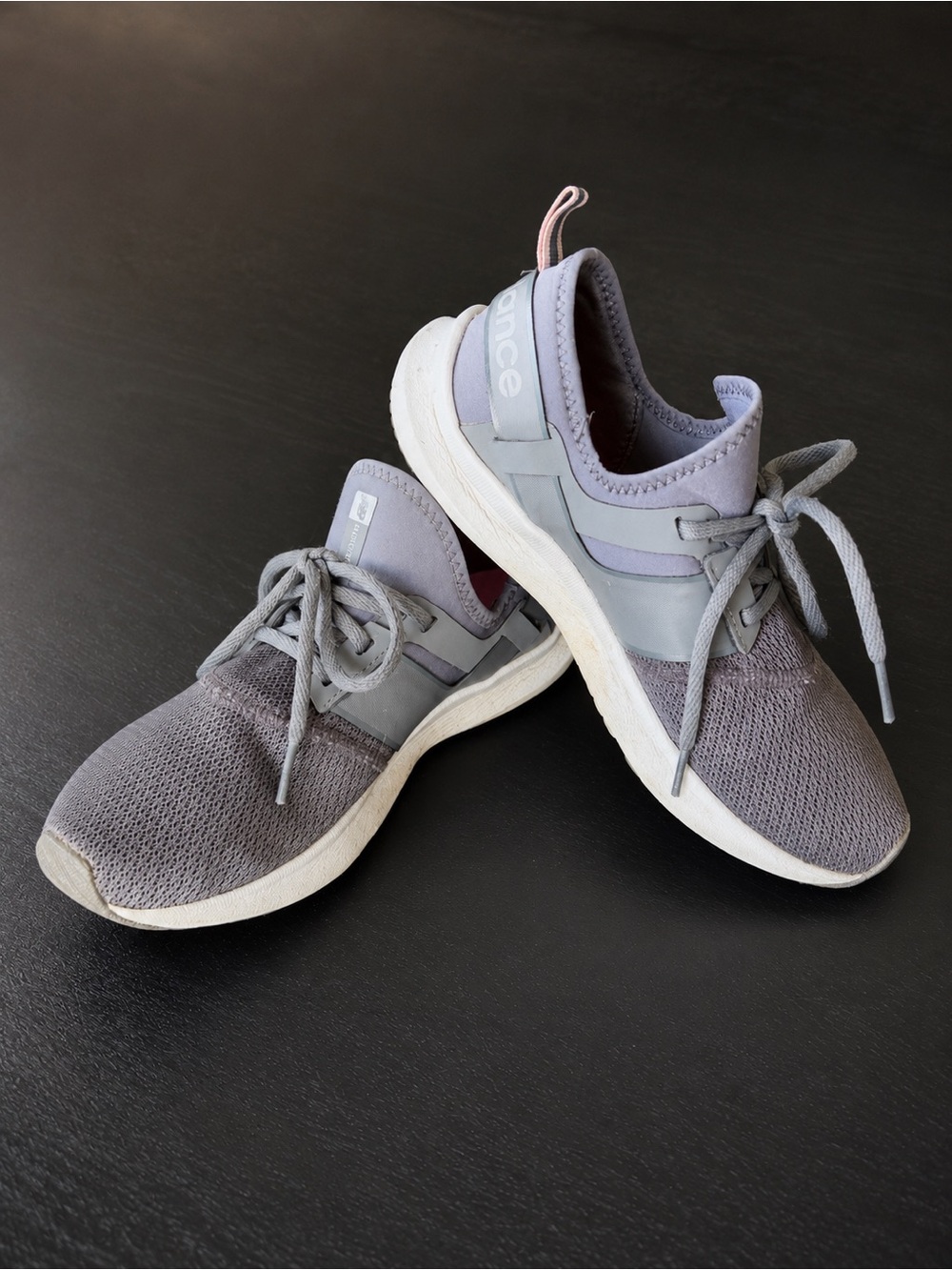 New Balance Nergize Sport Women’s Sneakers Purple/Gray/Pink Slip-On Size 8